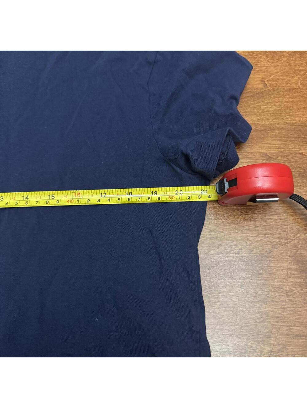 Polo Ralph Lauren Big Pony M Navy Classic Fit Tee 100% Cotton (Authenticated) - Picture 6 of 7
